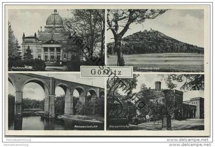 Görlitz 40er Jahre - Ruhmeshalle - Neisseviadukt
