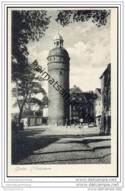 Görlitz - Nikolaiturm 50er Jahre