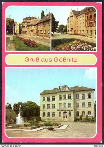 D8809 - Gößnitz Kr Schmölln - Post Straßer der DSF Ernst thälmann Schule - Bild und Heimat Reichenbach