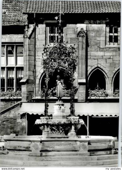 Goettingen Niedersachsen Goettingen Gaenselieselbrunnen *