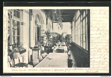 AK Gommern, Heilstätte Vogelsang, Wintergarten