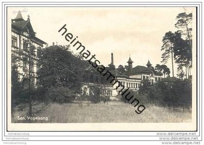Gommern - Sanatorium Vogelsang - Foto-AK
