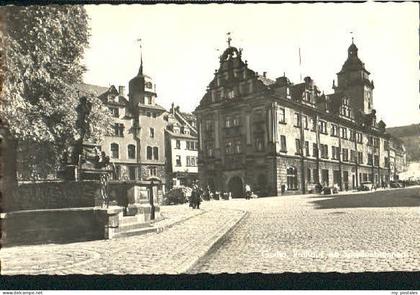 Gotha Thueringen Gotha Rathaus Brunnen x 1962