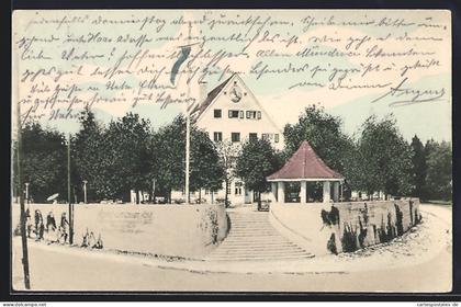 AK Gräfelfing, Gasthof und Pension Zum weissen Rössl