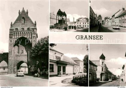 Gransee Ruppiner Tor Brunnen Teilansichten