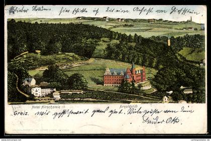 AK Greiz, Hotel Hirschstein, Anstalt Arnoldstift