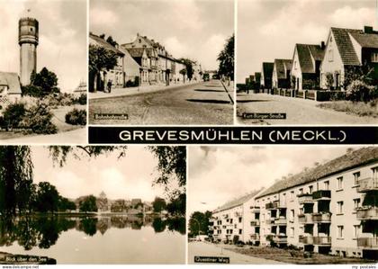 Grevesmuehlen Wasserturm Bahnhofstrasse Kurt Buerger Strasse Seeblick Questiner