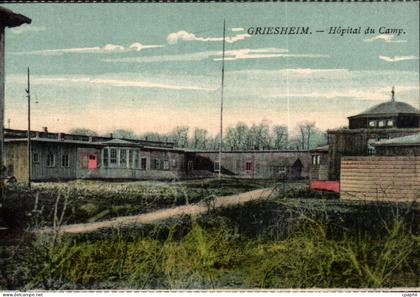 CPA Griesheim Hopital Du Camp Militaria
