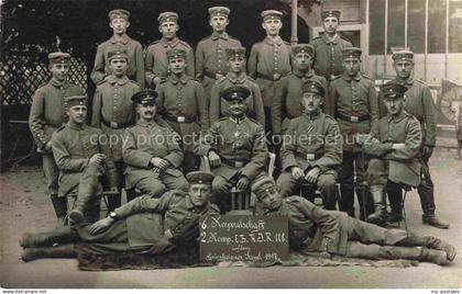 Griesheim Camp de Lager Kaserne Soldaten Gruppenfoto