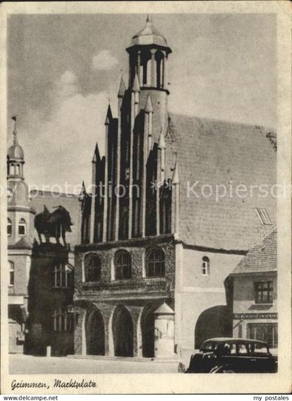 Grimmen Marktplatz Rathaus