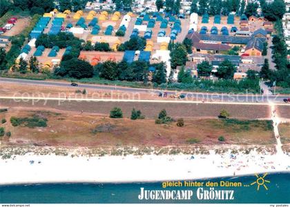 Groemitz Ostseebad Fliegeraufnahme Jugendcamp Groemitz Strand