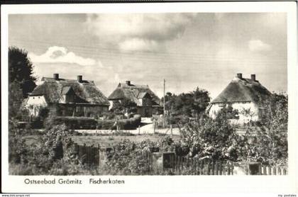 Groemitz Ostseebad Groemitz Fischerkaten ungelaufen ca. 1955