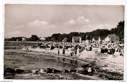 Groemitz Ostseebad Groemitz Strand x 1957