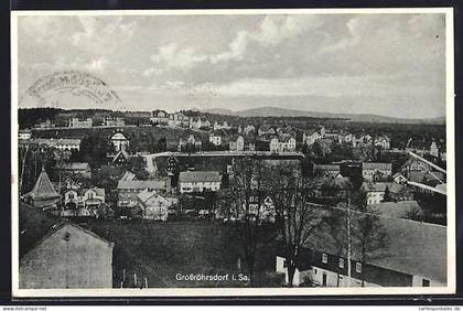 AK Grossröhrsdorf i. Sa., Ortsansicht aus der Vogelschau