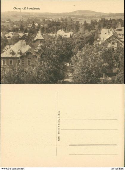 Ansichtskarte Großschweidnitz/OL Swóńca Blick in die Straße 1913