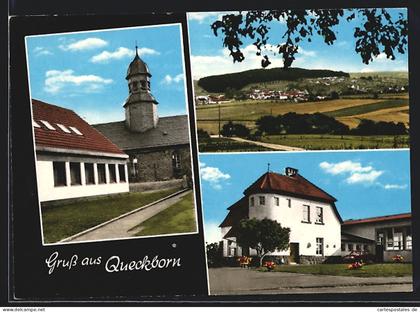 AK Grünberg-Queckborn / Hessen, Kirchenpartien, Gesamtansicht