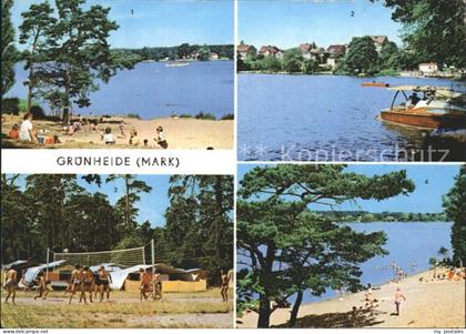 Gruenheide Mark Fangschleuse Werlsee Zeltplatz Peetzsee