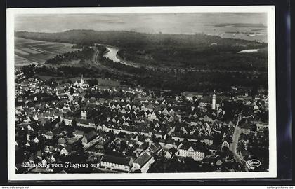 AK Günzburg, Gesamtansicht vom Flugzeug aus