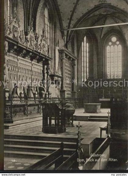 Guestrow Mecklenburg Vorpommern Dom Altar