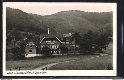AK Gutach / Schwarzwaldbahn, Gutachheim