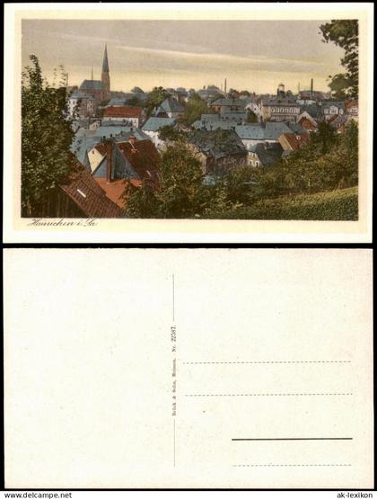 Ansichtskarte Hainichen Stadtpartie 1926