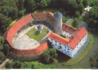 Westerburg Huy Harz Sachsen-Anhalt Westerburg Wasserschloss Wasserburg Burgturm