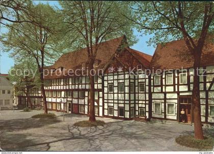 Halle Westfalen FAchwerkhaeuser Kirchplatz