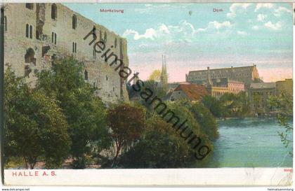 Halle - Moritzburg - Dom - Verlag H. Leistenschneider Halle - gel. 1916