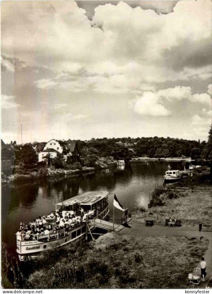 Halle Saale, die Saale am Giebichenstein