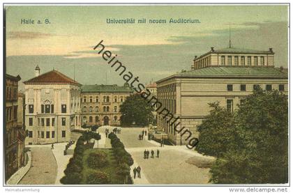 Halle (Saale) - Universität mit neuem Auditorium - Verlag Hans Luckow Halle