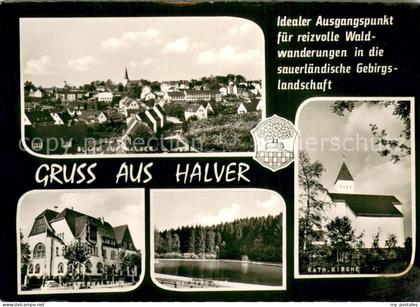 Halver Gesamtansicht Kath. Kirche Amtsverwaltung Waldfreibad