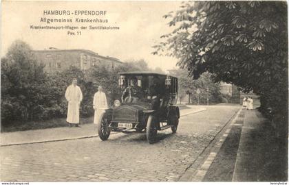 Hamburg - Eppendorf - Krankentransport-Wagen