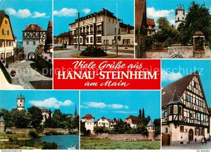 Steinheim Main Maintor Rathaus Schloss Fachwerkhaus Brunnen