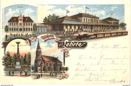 Gruss aus Lehrte - Litho