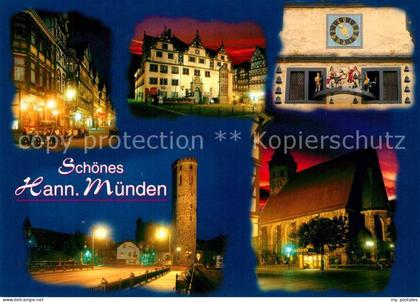 Hannoversch Muenden Nachtaufnahmen