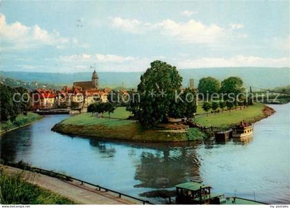 Hannoversch Muenden Zusammenfluss Werra Fulda
