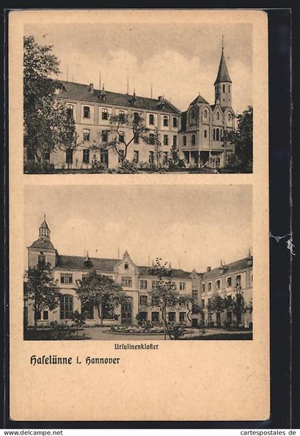 AK Haselünne i. Hannover, Blicke auf das Ursulinenkloster