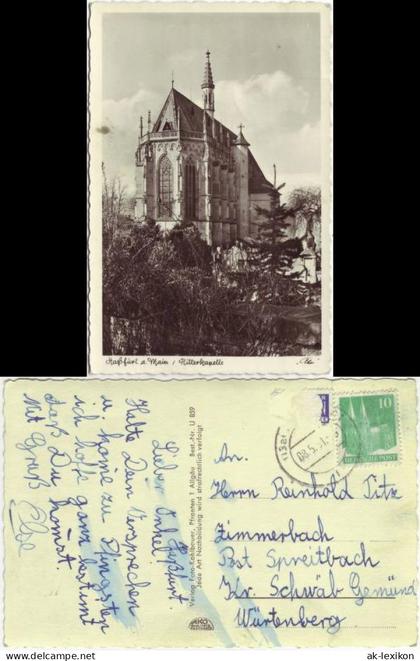 Ansichtskarte Haßfurt (Main) Ritterkapelle 1951