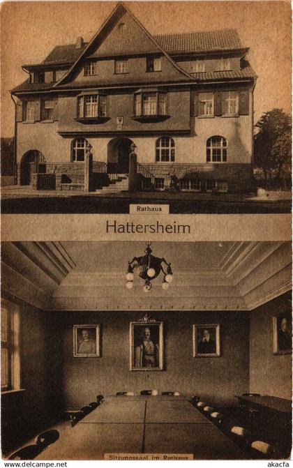 CPA AK HATTERSHEIM AM MAIN Rathaus GERMANY (1419580)