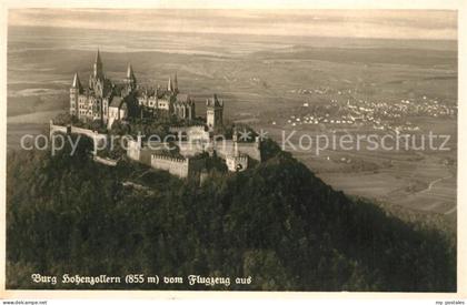 Hechingen Burg Hohenzollern Fliegeraufnahme