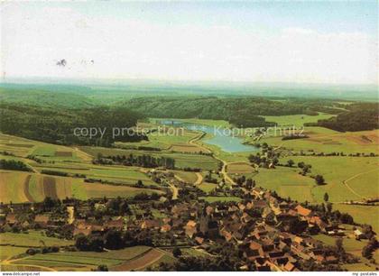 Hechingen Fliegeraufnahme mit Hahnenkammsee