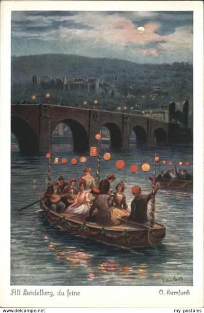 Heidelberg Neckar Alt Heidelberg Bootsfahrt