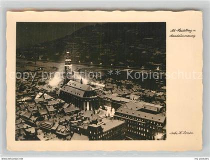 Heidelberg Neckar Alt Heidelberg Fliegeraufnahme