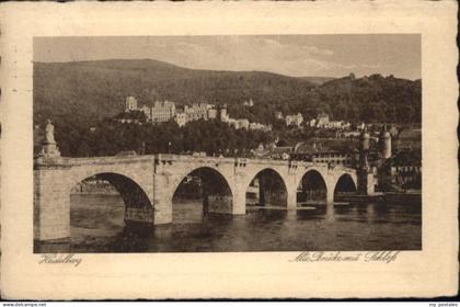 Heidelberg Neckar Heidelberg Bruecke Schloss