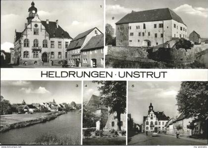 Heldrungen Unstrut Rathaus Wasserburg Thomas-Muentzer-Gedenkstein