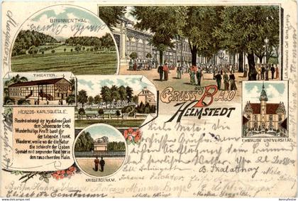 Gruss aus Bad Helmstedt - Litho