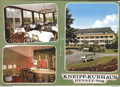 Hennef Sieg Kneipp Kurhaus Speisesaal Bar