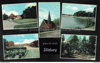 Ulzburg Henstedt Segeberg Schleswig-Holstein Beckersberg Kirche Ehrenmahl Schwim