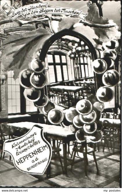 Heppenheim Bergstrasse Heppenheim Winzerkeller x 1958