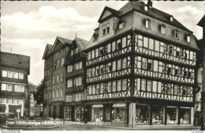 Herborn Hessen Herborn Marktplatz x 1964